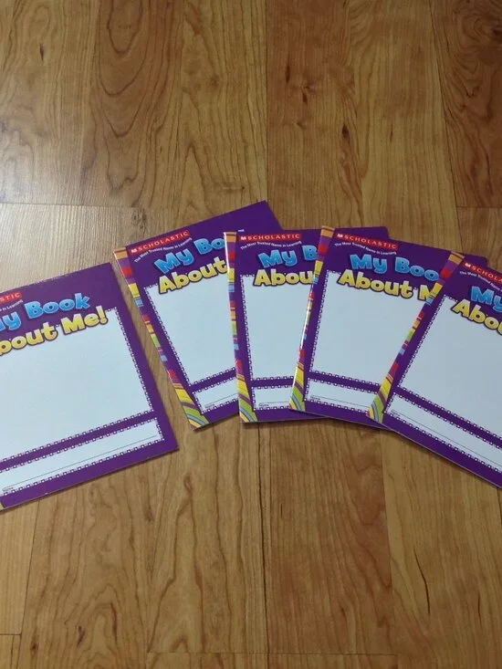 Scholastic My Book About Me Blank Activity Books Lot of 5