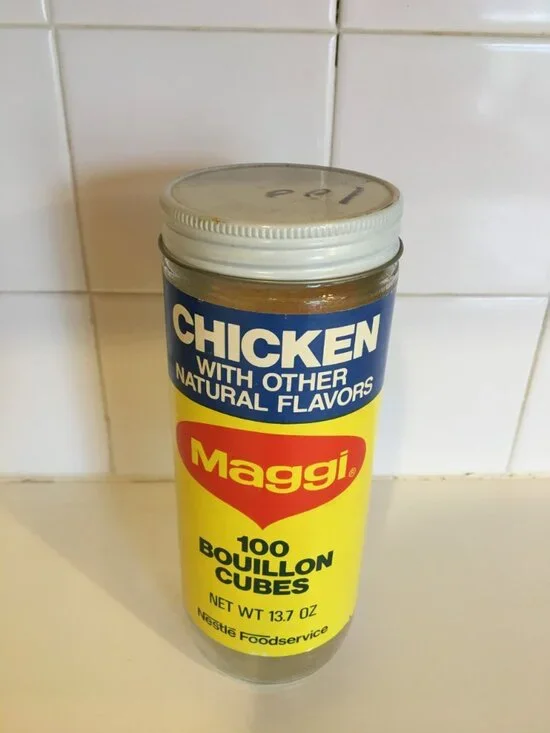 Vintage Maggi Chicken Bouillon Jar