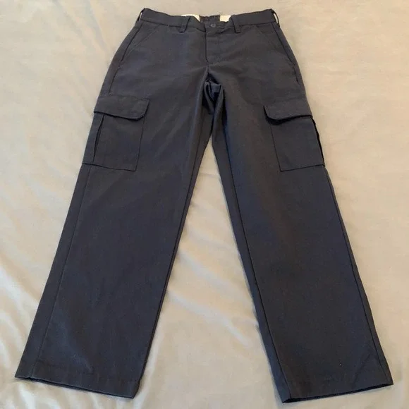 Red Kap Cargo Pants‎ Mens 30x28 Navy Workwear Straight Pockets Uniform PT88NVO