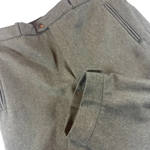 CIMALP Vintage Pantalons Men 34 Green Wool Blend Alpine Hiking Breeches Knickers