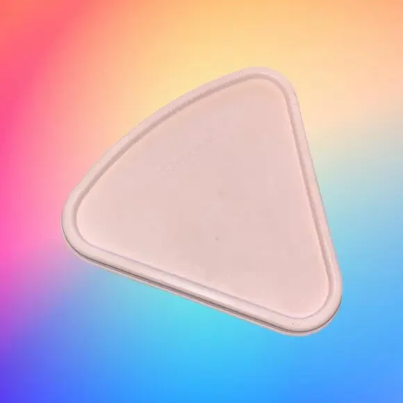 Tupperware Replacement Lid Seal 1800 Pink Individual Pie Wedge Slice Keeper VTG