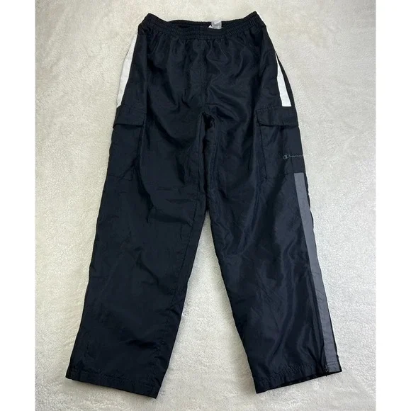 Vintage Champion Authentic Athletic Apparel Track Pants Mens‎ M Black Outdoor