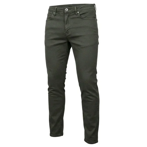 Flint and Tinder 365 Pants Mens 33x32 Olive Green Tapered Fit Chino Trouser