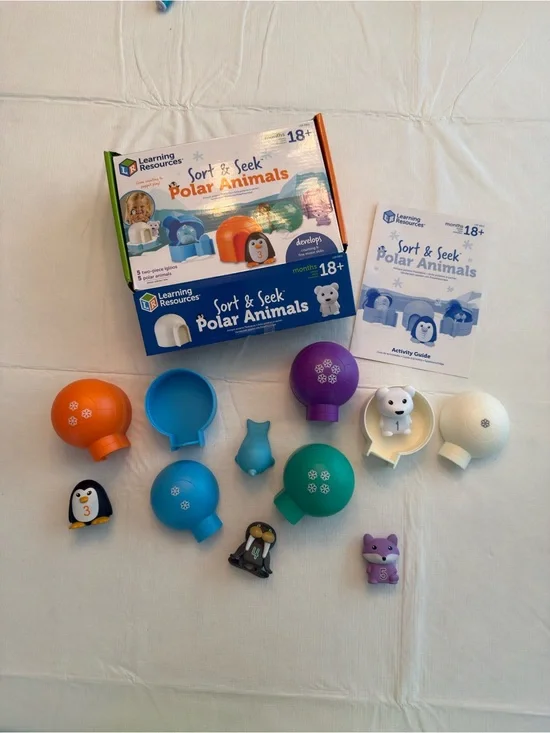 Learning Resources Sort & Seek Polar Animals - Multicolor Early Learning Set