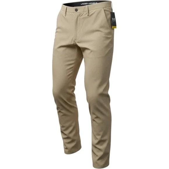 NWT~Under Armour~Men's UA Drive Golf Pants ~ Khaki Base ~ 36x36 ~ Style 1364407
