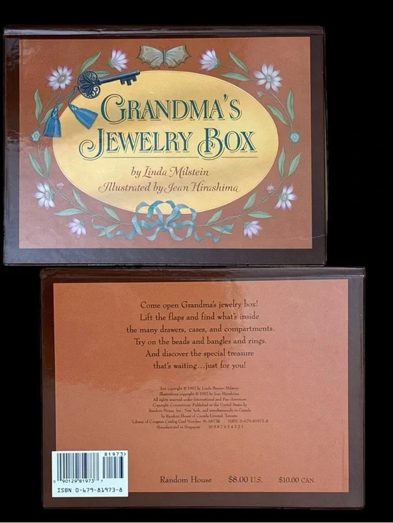 NWT Vintage “GRANDMA'S JEWELRY BOX” by Linda Milstein, 1992, First Edition