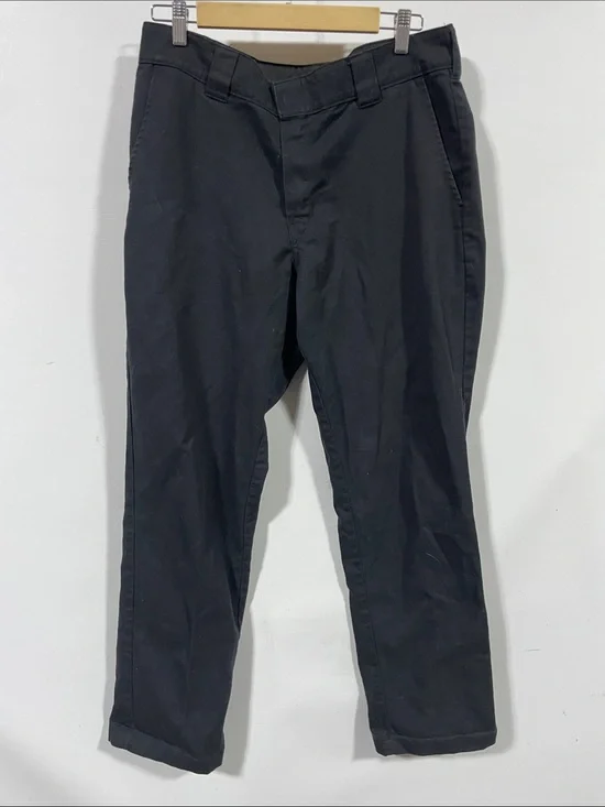 Dickies Black Men's Straight Fit Chino Pants