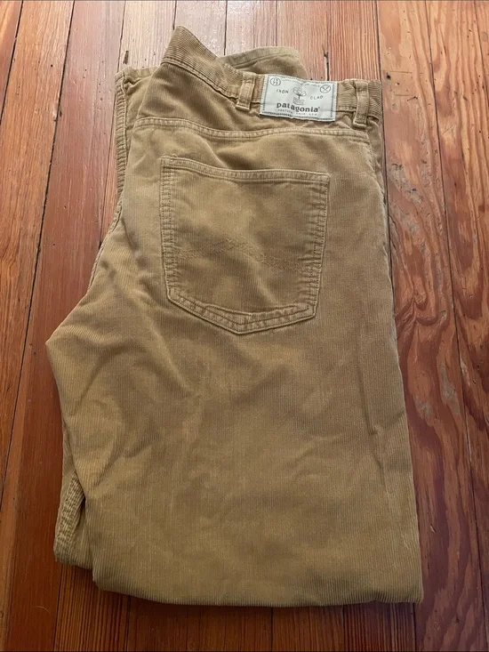 Patagonia Men’s Corduroy Pants in Light Brown