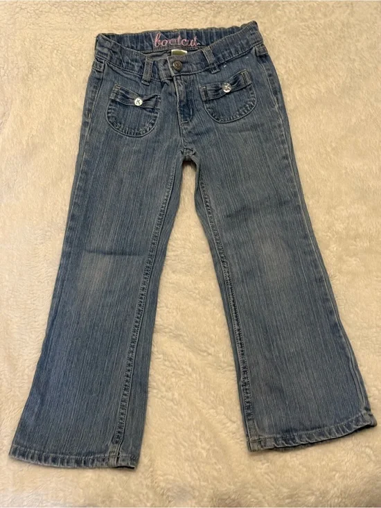 Gymboree Girls Medium Blue Bootcut Jeans
