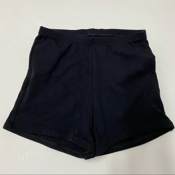 Body Wrappers High Waist Dance Performance Wear Boy Shorts Black Sz M