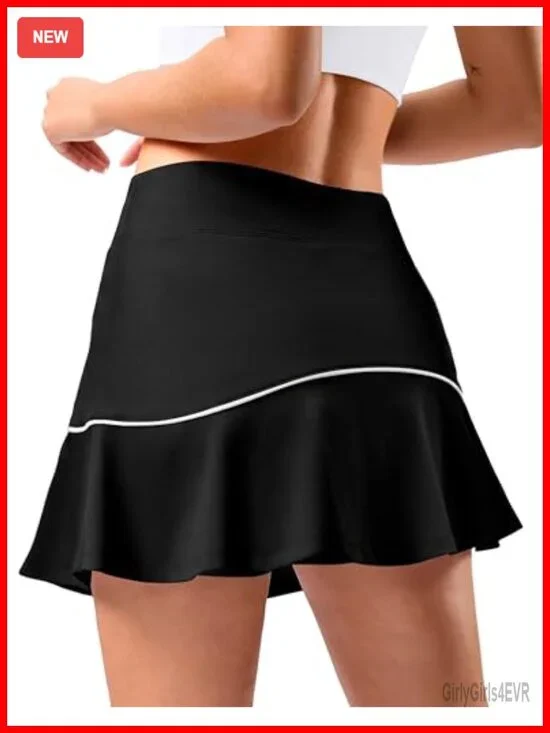 Pleated Ruffle Tennis Skort 14