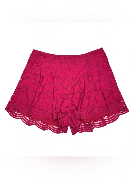 Torrid Floral Lace Shorts