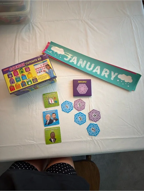 Classroom Calendar Cutouts Kit