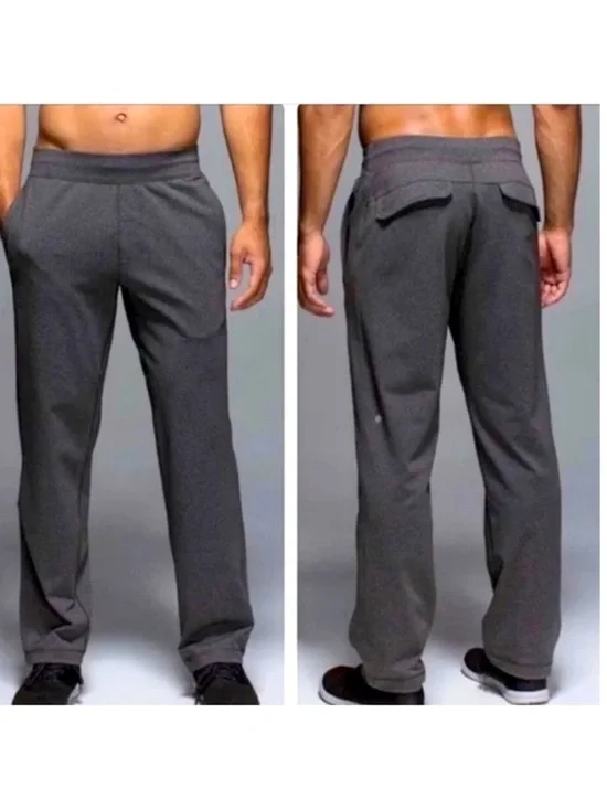 Lululemon Mens Kung Fu Pants Size Medium Casual Sweatpants Athleisure Grey