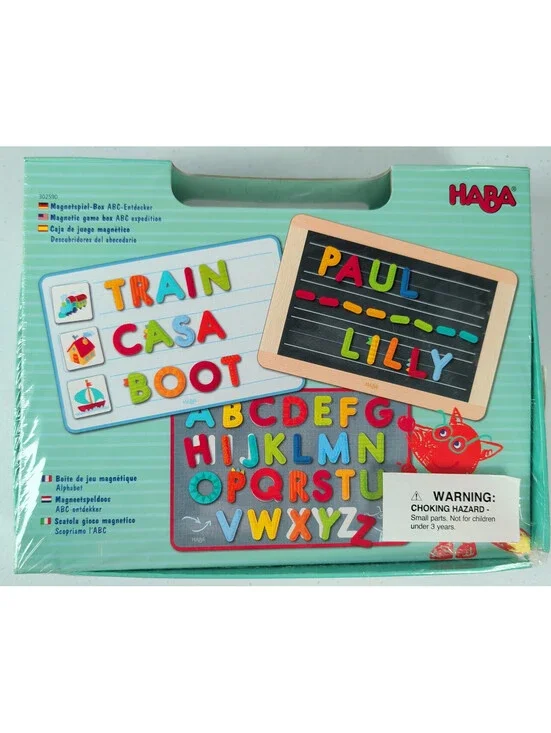 HABA Magnetic Game Box ABC Expedition 302590 Educational Learning Toy