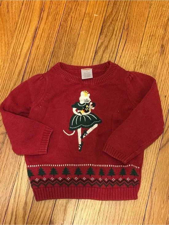 Gymboree Nutcracker Mouse Knit Sweater