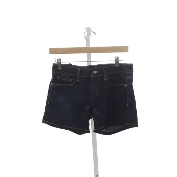 Joes Jeans Womens Cut-Off Shorts Blue Button 65% Cotton Casual Size 26