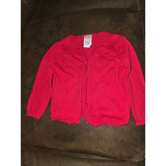 Gymboree parisian afternoon red sweater size 12 18 months‎