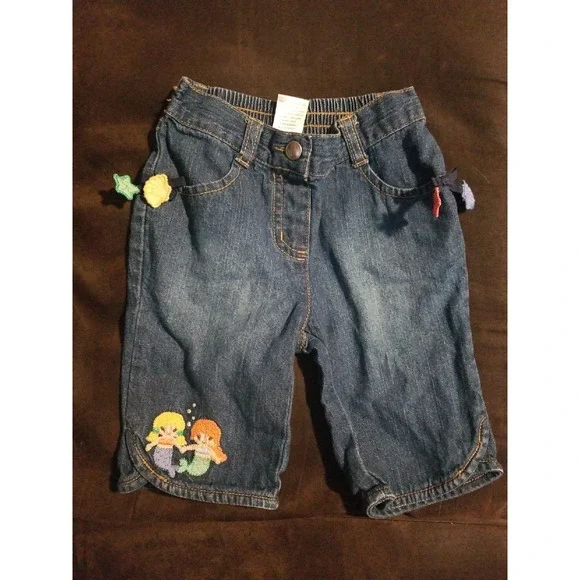 Gymboree mermaid magic capris 12 18‎ mo