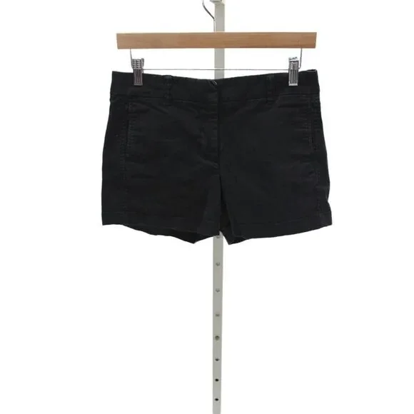 J Crew Unisex Black Chino Shorts Size 4