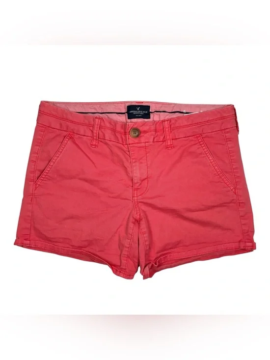 American Eagle Pink Midi Shorts