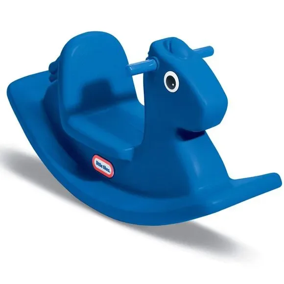 Little Tikes Rocking Horse Blue Kids Toddler Ride-On Toy 33x10x17.5 New Open Box