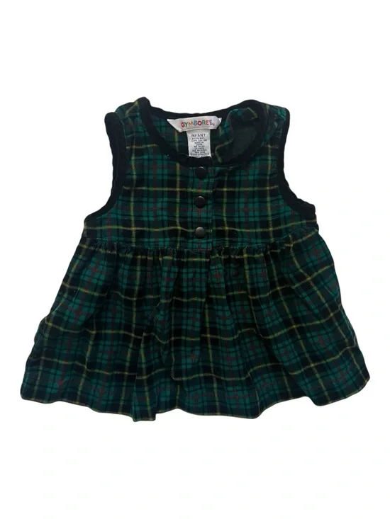 Baby Girl Vintage 90s Christmas Dress