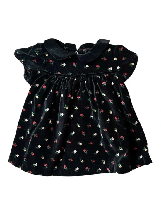 Baby Girl Vintage 90s Christmas Dress