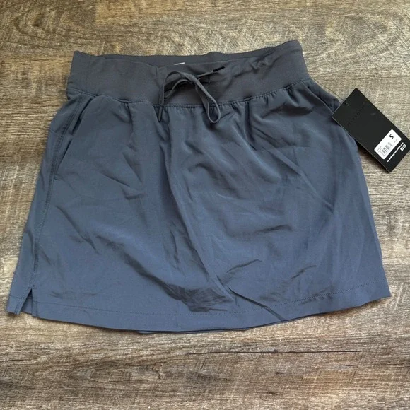 90 Degree by‎ Reflex Flex For It Skort Size S Regular Grisaille Blue Gray NEW