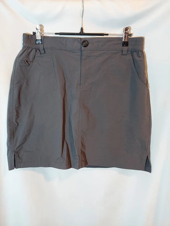 Willit Women’s Gray Activewear Skort with Elastic Waist