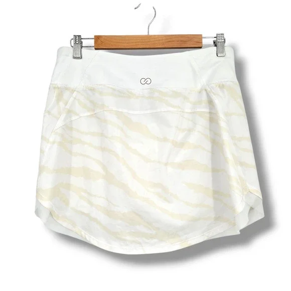 Calia‎ by Carrie Underwood Womens White Zebra Print Athletic Skort Size M
