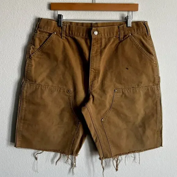 Carhartt brown double knee work wear carpenter pants
