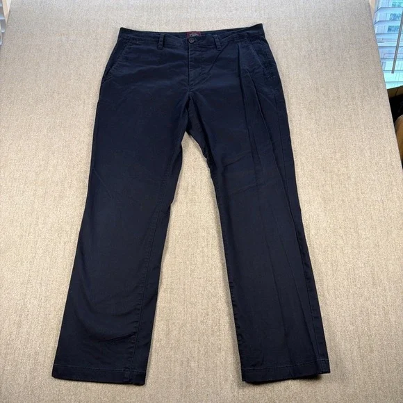 Untuckit‎ Pants Mens 36X32 Blue Cotton Twill Relaxed Fit Chinos St Clair