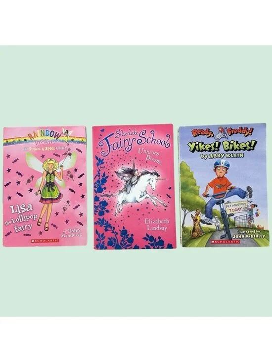 Children’s Chapter Book Lot of 3 Rainbow Fairies Unicorn School