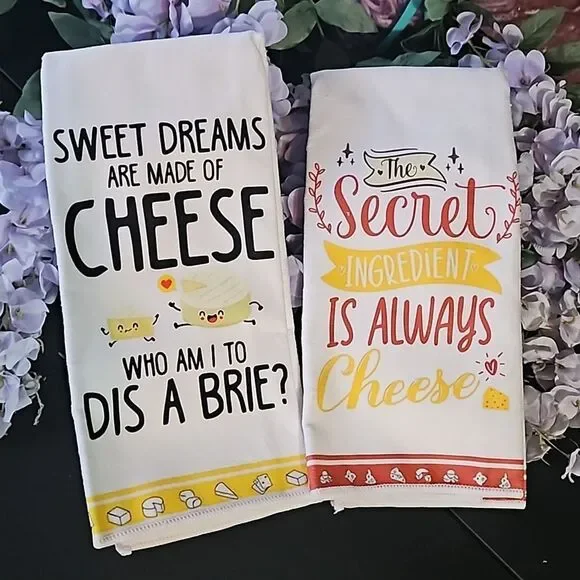 Funny Song Lyric  Kitchen Dish Towels