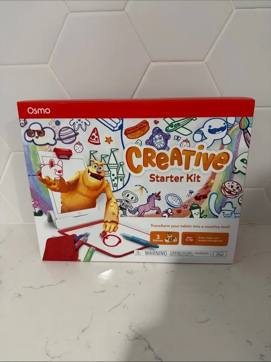 Osmo Creative Starter Kit for Kids - White and Red