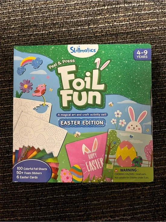 Foil Fun Kids Craft Kit - Green Easter Edition