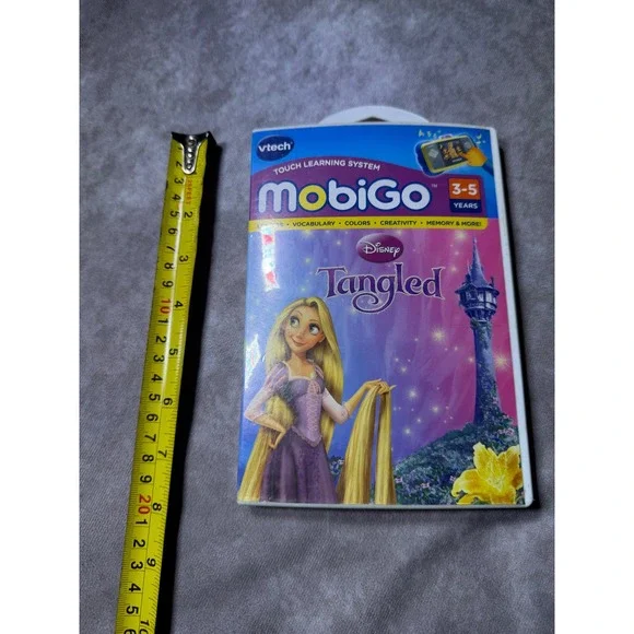 VTech MobiGo Disney Tangled Touch Learning System Game Case Only No Game VT0506