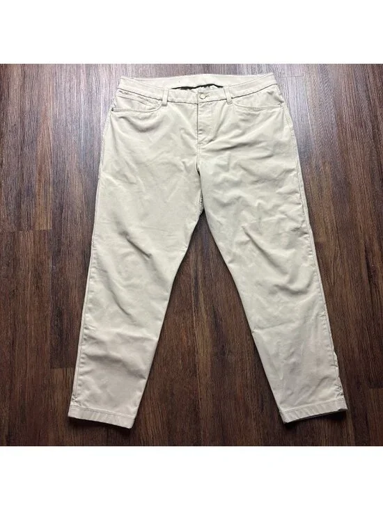 Lululemon Pants Mens 34x28 Khaki ABC Classic Fit Warpstream 5 Pocket Preppy