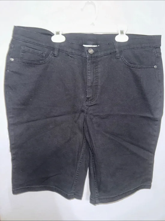 Women’s Black Denim Shorts