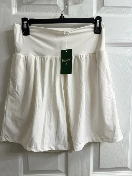 Halara White High-Waist Shorts