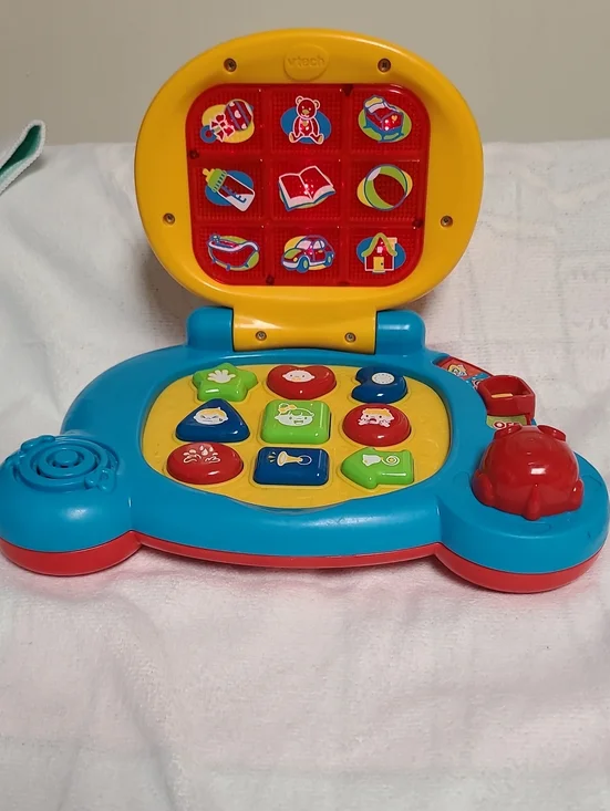 VTech Bright Blue & Yellow Learning Laptop for Kids
