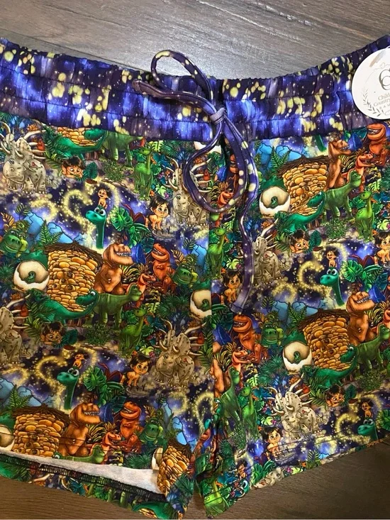 2xl bamboo French terry shorts NWT “the good 🦖 “ print