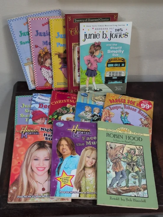 Scholastic Vintage Children's Paperback Fiction Early Chapter Books Lot of 13