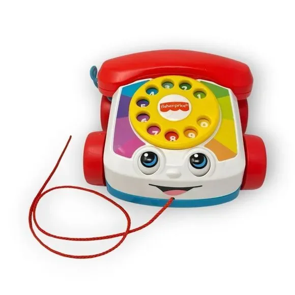 Fisher-Price Pull Along Chatter Telephone Classic Toddler Development Toy 2015