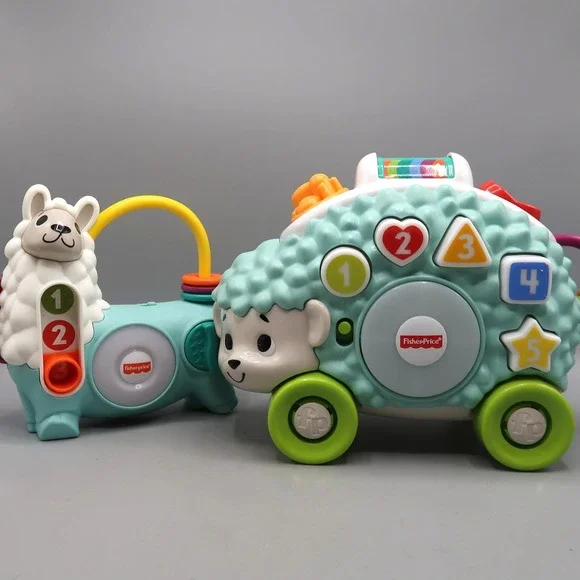 Fisher-Price Linkimals Learning Lamb & Llama Counting Link Together Toys