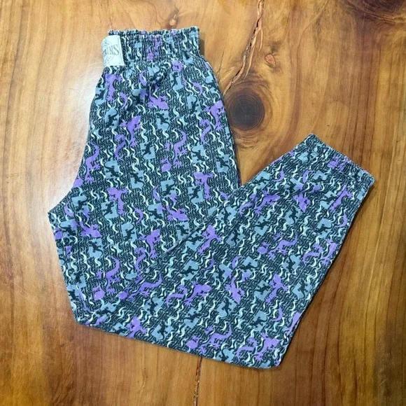 Vintage World Tour Captains Mens Gekko Jogger Pants Lizard Print Cotton 80s HH25
