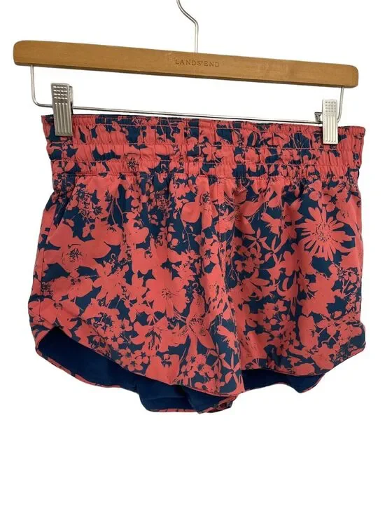 Lululemon Choose A Side Shorts Onyx Blue Efflorescent Dark Canyon Size 4