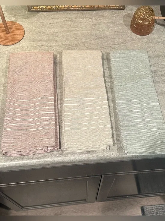 Earth Tone Kitchen Towels Cotton, Pack of 6, Brand New, Never Used