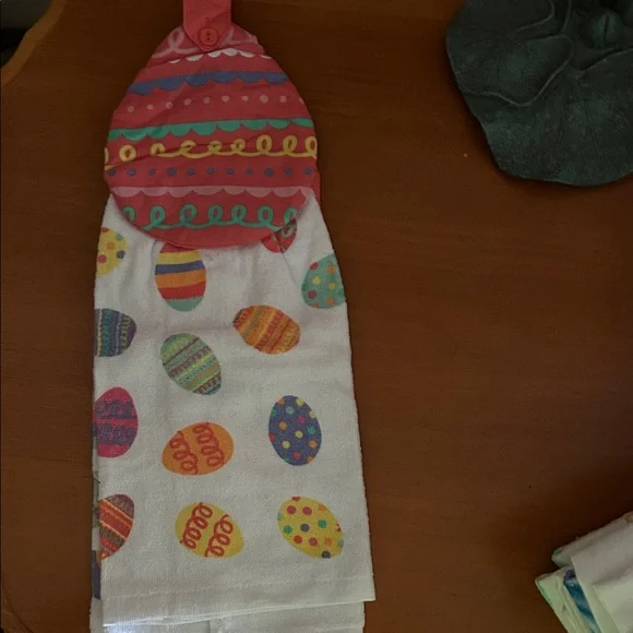 Easter Egg Patterned Kitchen Towel